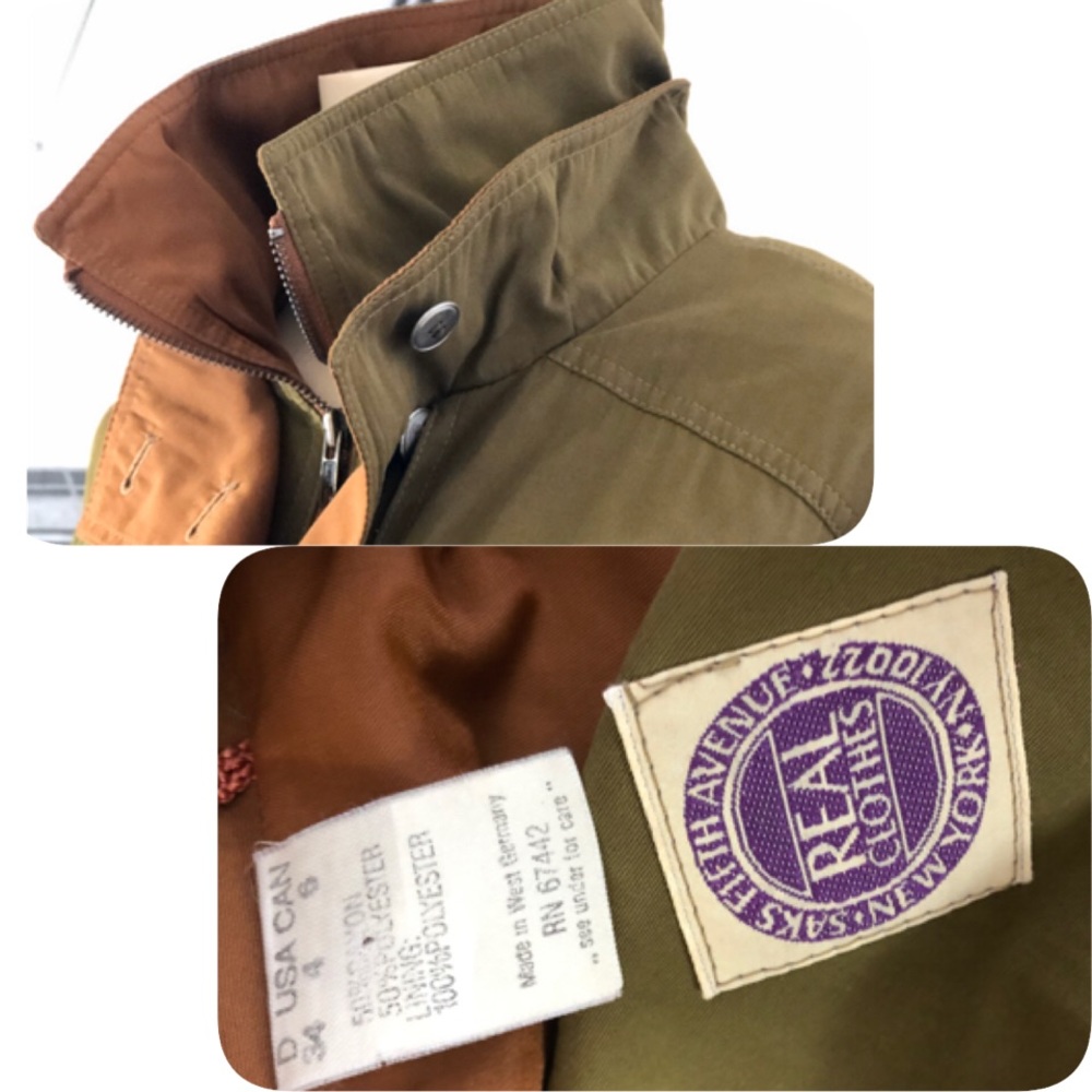 SAKS FIFTH AVE VINTAGE UTILITY JACKET - Picture 5 of 6